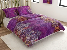 Lenjerie de pat din microfibra violet CHANTAL Dimensiune lenjerie de pat: 70 x 80 cm | 140 x 200 cm