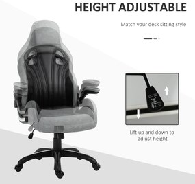 Scaun gaming Vinsetto cu balansoar, 72.5x74x119.2-127.5cm | Aosom RO