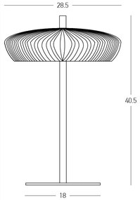 Veioza, Design Natural, PLASTER GREY, ZB-2594