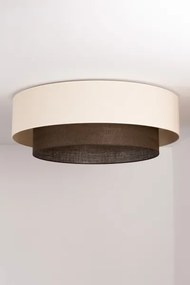 Brilagi - Plafonieră LED Boho Style 3xE27/15W/230V, Ø 80 cm, crem/maro