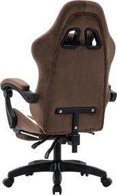 Scaun de birou/gaming, maro/alb, HOSPO