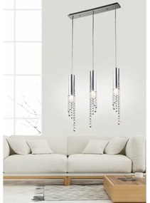 Lustră LED pe cablu DUERO 3xLED/3W/230V