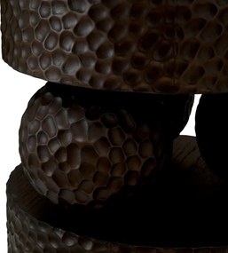 Masuta auxiliara design LUX Thoren, Ebony oak veneer