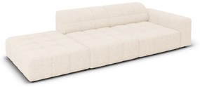 Canapea 3 locuri deschisa pe o parte Chicago chenille L262 cm