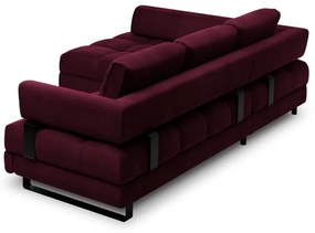 Coltar extensibil Clinton 5 locuri catifea L242