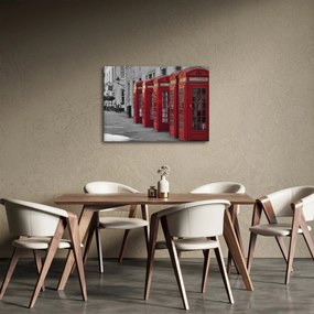 Tablou - Cutii telefonice din Londra (70x50 cm)