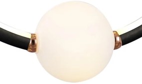 Klausen 142039 - Candelabru LED reglabil LIV LED/50W/230V negru + DO