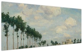 Tablou - Johan Barthold Jongkind, The Towpath, reproducere (120x50 cm)