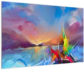 Tablou - Apus de soare (90x60 cm)