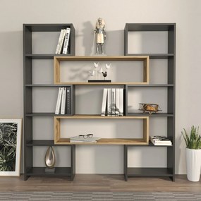 Bibliotecă Poyraz Black and Oak