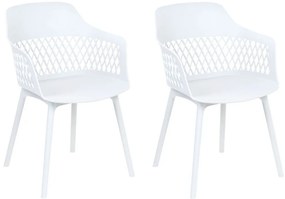 Set 2 buc scaun tip bar Anneli (alb). 1077427