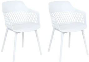 Set 2 buc scaun tip bar Anneli (alb). 1077427