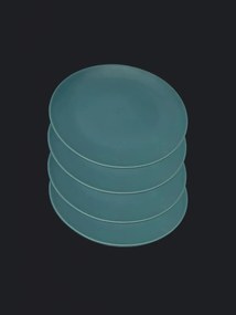 Set 4 Farfurii, MADE Pantone Verde Menta Mat, diametru 26 cm
