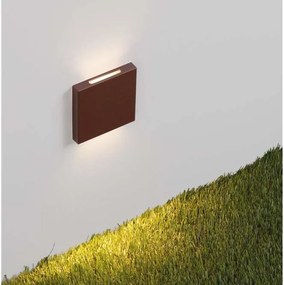Spot aplicat perete exterior LED 3000K IP65 GOZ corten