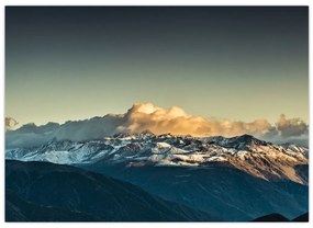 Tablou - vârfuri de munți (70x50 cm)