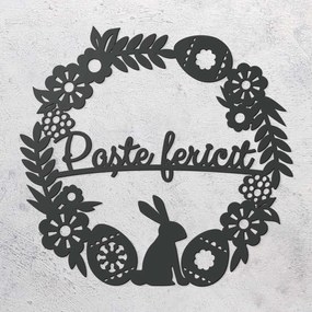 DUBLEZ | Coroniță pentru ușă - Paște fericit