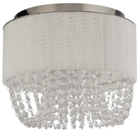 Plafonieră BELLANO Searchlight 62617-3CC, 1xG9/7W/230V, Ø 30 cm, alb