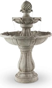 Blumfeldt Fântână de primăvară Vogelsbrunn 60x90cm 3W solar cu baterie, aspect beton