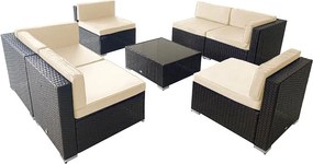 Set mobilier de grădină colțar Avenberg CASA