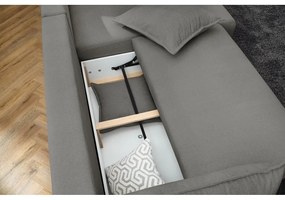 Colțar gri deschis extensibil (colț variabil) Nessa – Bobochic Paris