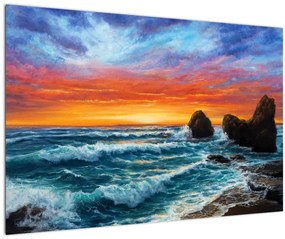 Tablou - Apus de soare (90x60 cm)