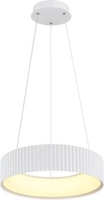 Globo 15924W - Lustră LED suspendată pe cablu KEMP LED/45W/230V Ø 46 cm, alb
