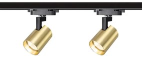 Spot în sistem pe șină VOLF 4xGU10/10W/230V auriu/negru