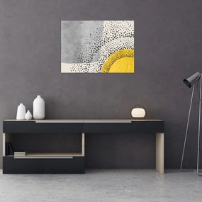 Tablou - pictură abstractă de plajă N⁰3 (70x50 cm)