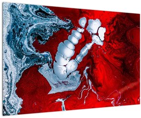Tablou cu pete abstarcte (90x60 cm)