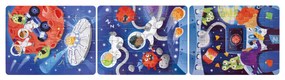 Puzzle pentru copii Aventura in Spatiu (3 in 1)