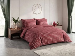 Lenjerie de pat din bumbac BURGUNDY TREES vinove Dimensiune lenjerie de pat: 2 buc 70 x 90 cm | 200 x 220 cm