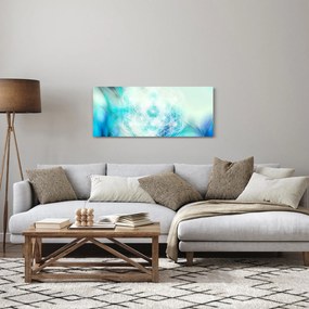 Tablou - Merkaba pe un fundal turcoaz (120x50 cm)