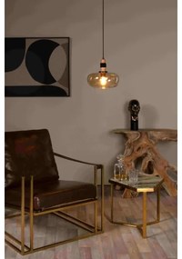 Lustră pe cablu Lucide 45408/30/62 ILONA 1xE27/40W/230V d. 30 cm negru/bej