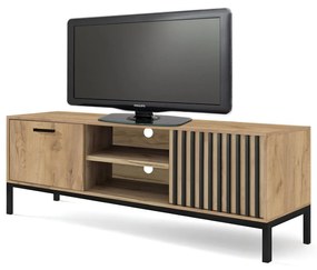 Masă de cafea/Dulap Lamello RTV1 (stejar craft + negru). 1092416