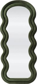 Oglinda CONFETTO, verde olive, stofa catifelata, 70x160 cm