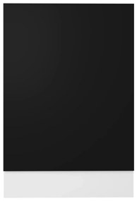 Panou masina de spalat vase, negru, 45 x 3 x 67 cm, PAL Negru, Panou masina de spalat vase 45 cm, 1