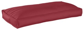 vidaXL Pernă pentru șezut / spătar din paleți Roșu Vin 120 x 60 x 12 cm