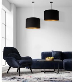 Lustră pe cablu Duolla ROLLER 1xE27/40W/230V d. 45 cm negru