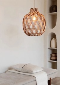Lustra/Pendul Eco, Bambus, Mendoza natural/maro, L