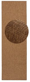Covor tip traversă pentru interior și exterior maro 80x350 cm Nature – Hanse Home