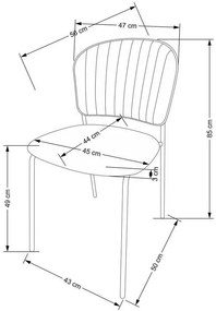 Scaun de bucătărie Lento, verde închis