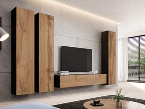 Mobilier living I Ziggy (negru + Wotan). 1070255