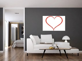 Tablou cu inima (90x60 cm)