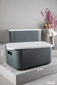 Cutie de depozitare , UnicUtil, Lightweight Stylish, Gri