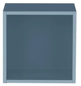 Boxie dulap de perete deschis 40x40x27 cm albastru petrol