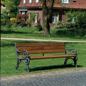 Banca exterior realizata manual din fonta si lemn masiv PB 1103