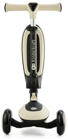 KINDERKRAFT - Trotinetă 2în1 pentru copii HALLEY Stone white