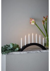 Sfeșnic de Crăciun AVENTO 7xE10/3W/230V negru Markslöjd 705956