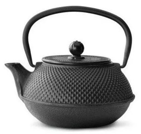 Ceainic din fontă cu infuzor Bredemeijer Jang, 800 ml, negru
