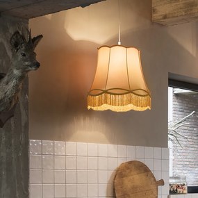 Lampă suspendată retro aurie 45 cm - Granny